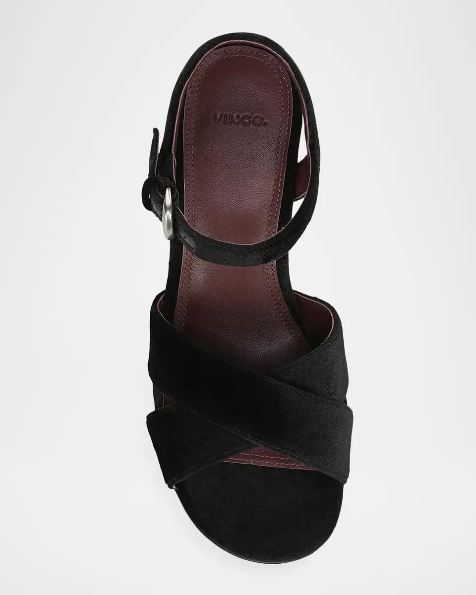 Vince 80mm Ericka Velvet Platform Sandals | Thumbnail 4 Vince 80mm Ericka Velvet Platform Sandals | Thumbnail 4