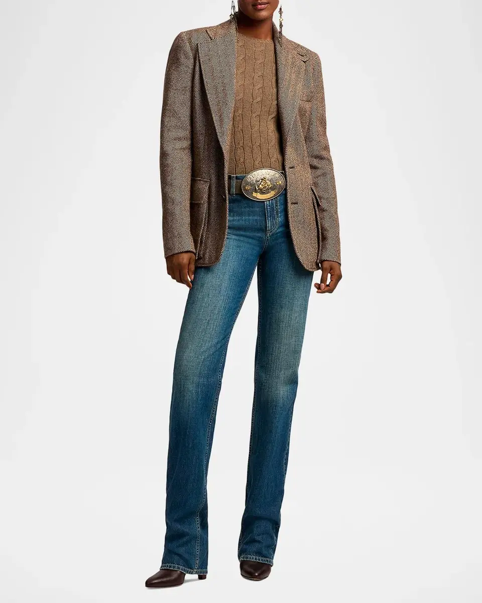 Ralph Lauren Collection Walton Slim Bootcut Jeans | Thumbnail 2