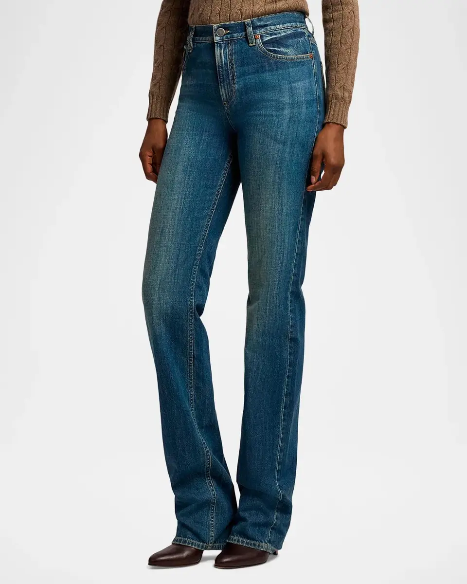 Ralph Lauren Collection Walton Slim Bootcut Jeans | Thumbnail 6