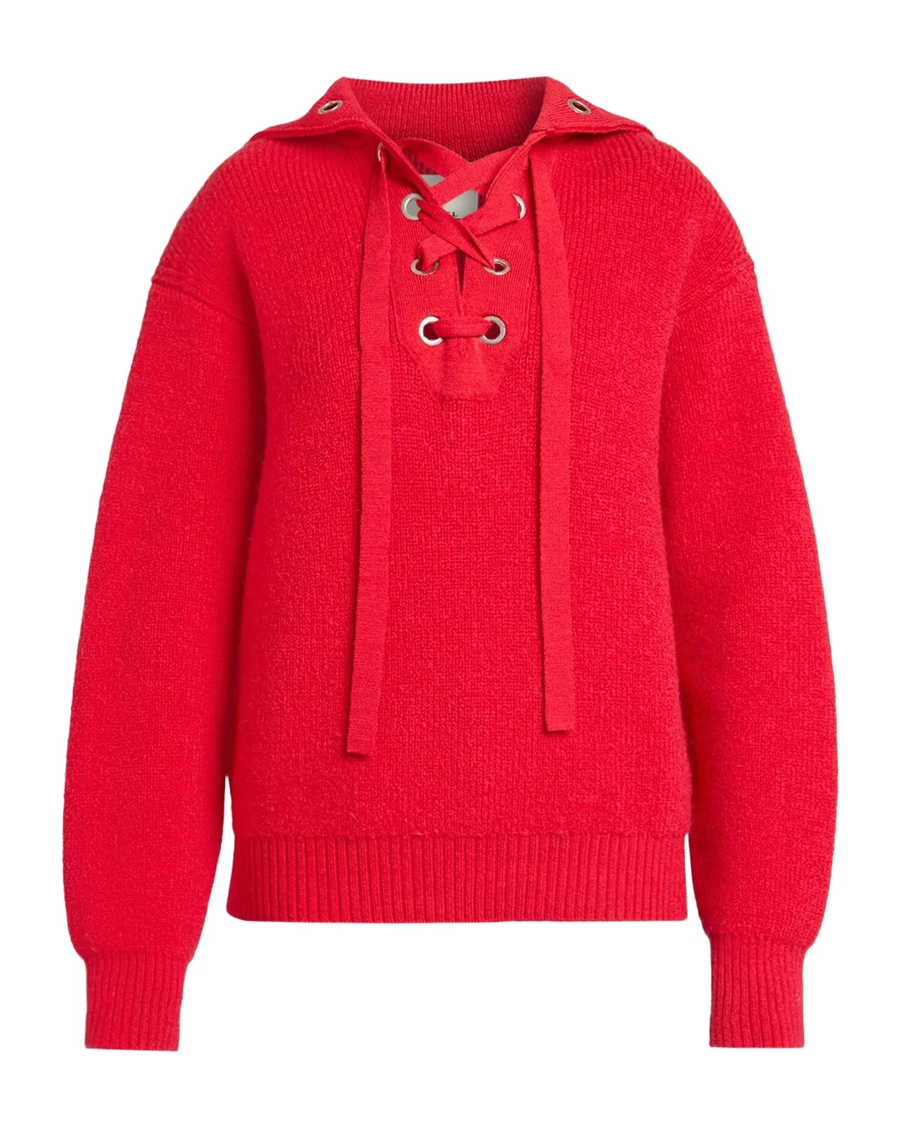 Isabel Marant Ydalia Laced Wool Rib Sweater