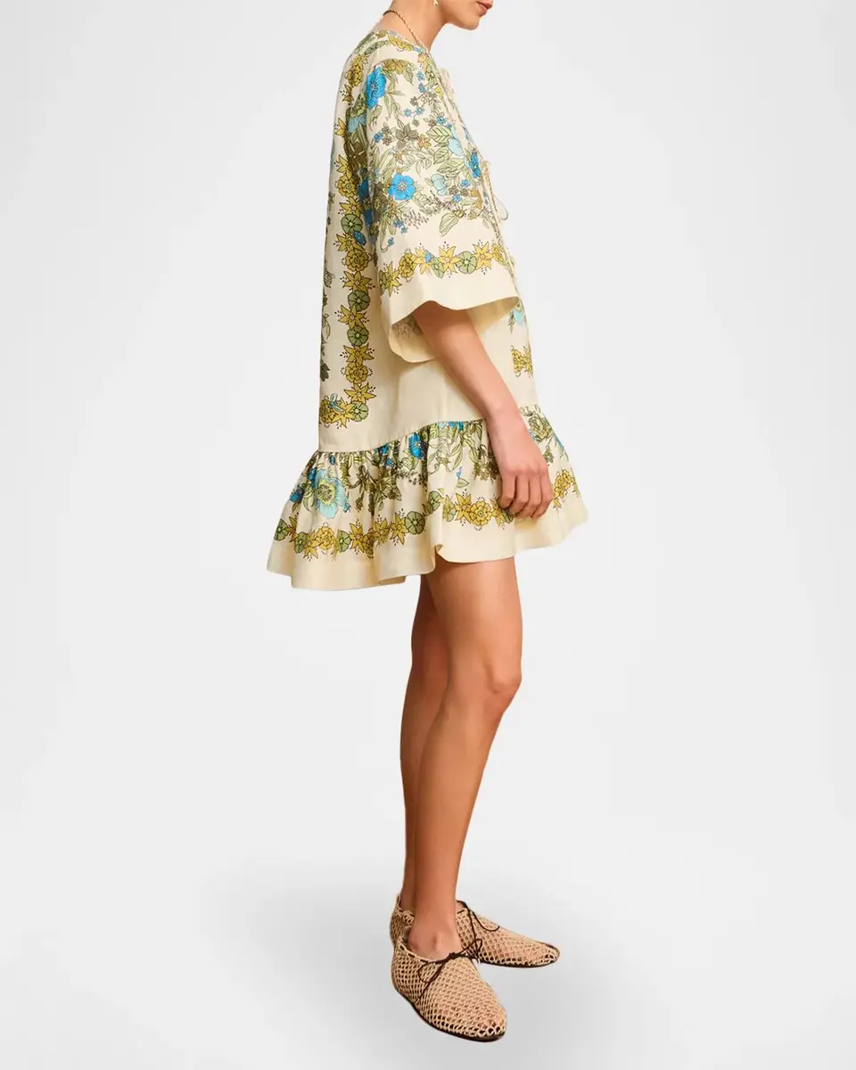 ALÉMAIS Sophia Drop-Waist Mini Dress | Thumbnail 4 ALÉMAIS Sophia Drop-Waist Mini Dress | Thumbnail 4