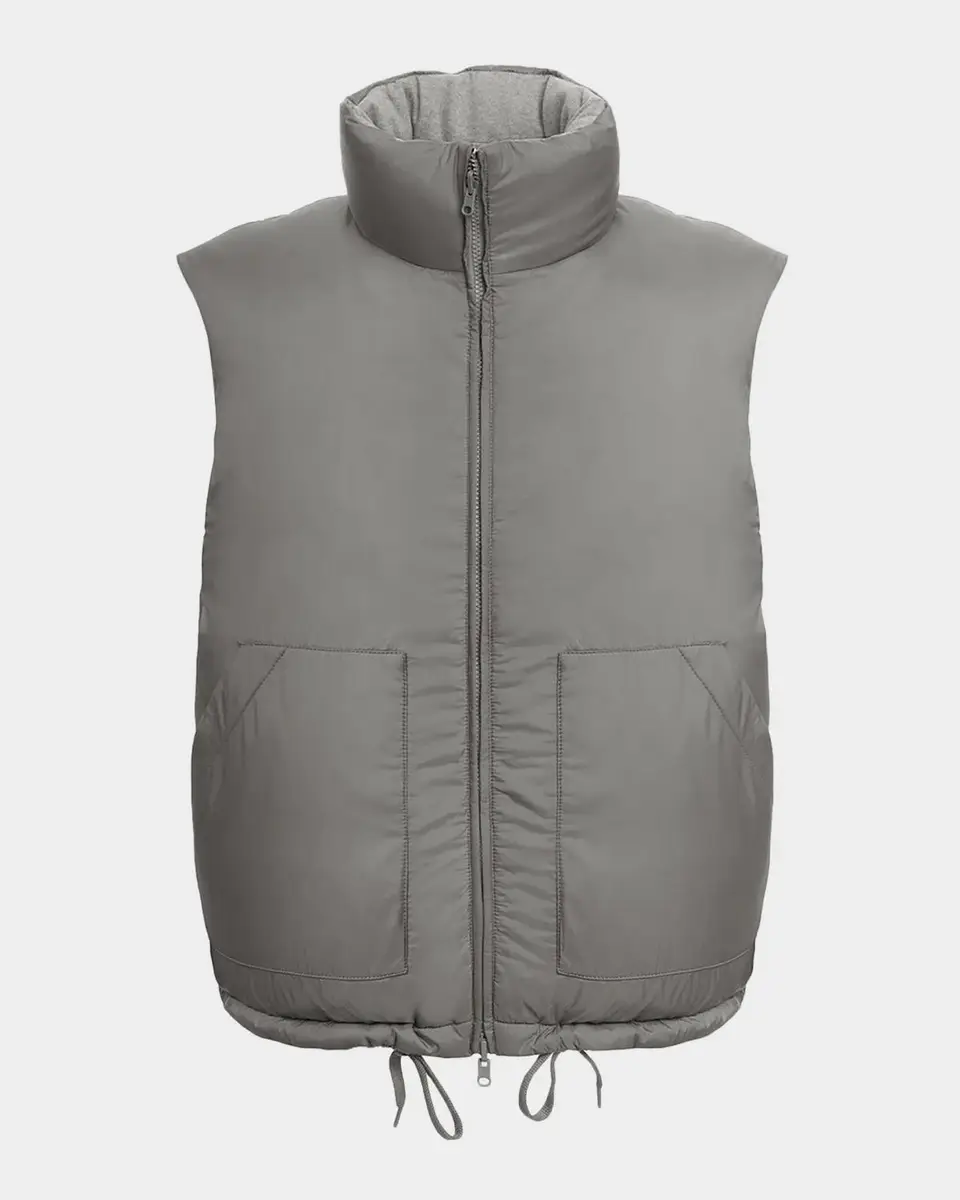 Malo Men's Reversible Cashmere-Wool Down Vest | Thumbnail 4