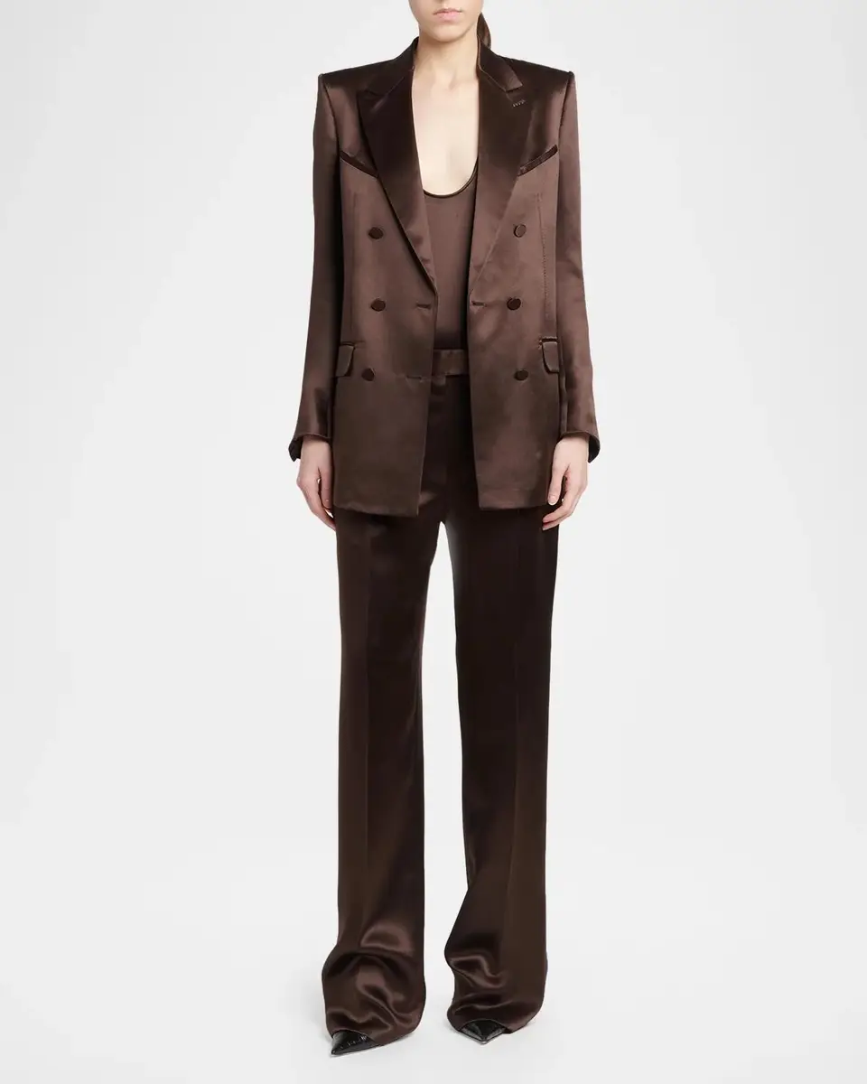 Tom Ford Plunging Scoop-Neck Silk Tank Top | Thumbnail 2 Tom Ford Plunging Scoop-Neck Silk Tank Top | Thumbnail 2