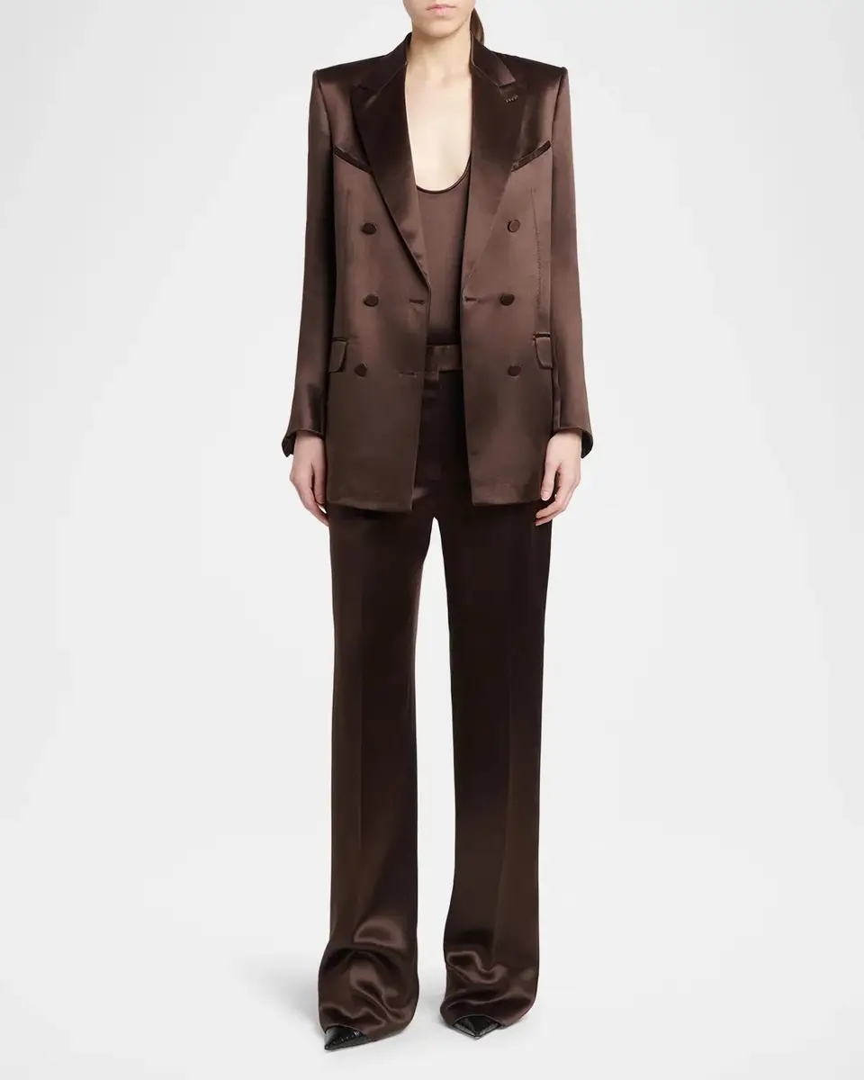 Tom Ford Silk Satin Wide-Leg Pants | Thumbnail 2 Tom Ford Silk Satin Wide-Leg Pants | Thumbnail 2