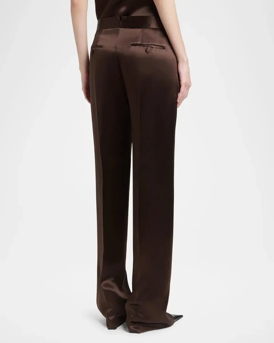 Tom Ford Silk Satin Wide-Leg Pants | Thumbnail 3 Tom Ford Silk Satin Wide-Leg Pants | Thumbnail 3