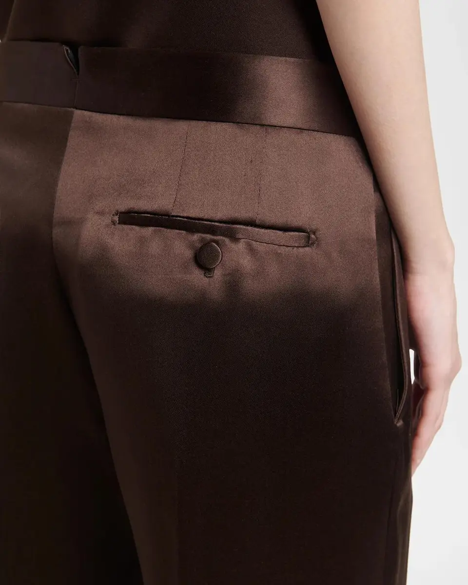 Tom Ford Silk Satin Wide-Leg Pants | Thumbnail 5 Tom Ford Silk Satin Wide-Leg Pants | Thumbnail 5
