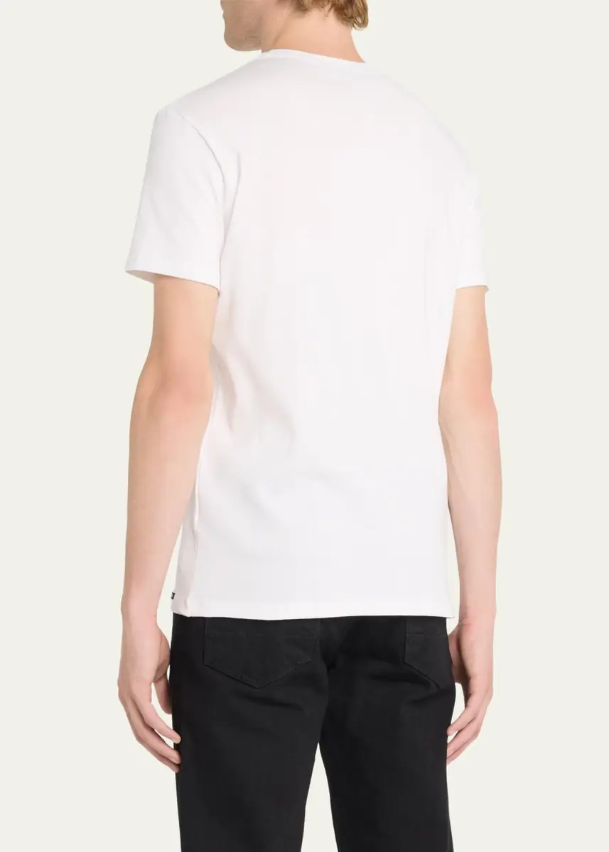 Tom Ford Men's Solid Stretch Jersey T-Shirt | Thumbnail 3 Tom Ford Men's Solid Stretch Jersey T-Shirt | Thumbnail 3