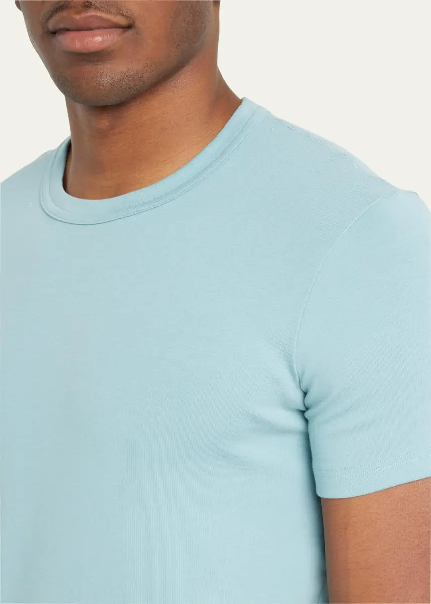 Tom Ford Men's Solid Stretch Jersey T-Shirt | Thumbnail 9 Tom Ford Men's Solid Stretch Jersey T-Shirt | Thumbnail 9