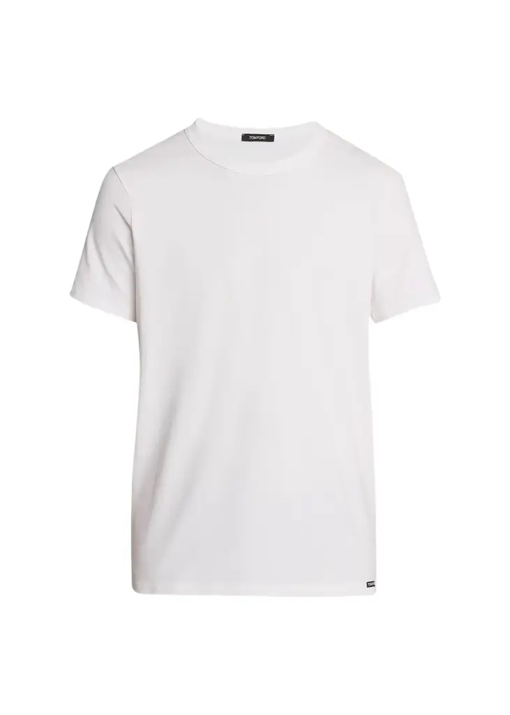 Tom Ford Men's Solid Stretch Jersey T-Shirt
