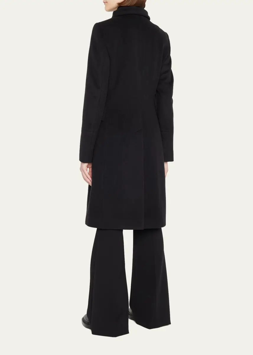 Akris punto Duffle Knee-Length Wool Coat | Thumbnail 3 Akris punto Duffle Knee-Length Wool Coat | Thumbnail 3