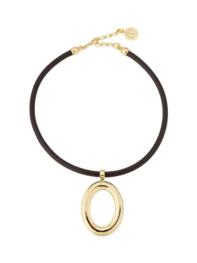 ben-amun 24K Gold Electroplated Pendant Cord Necklace