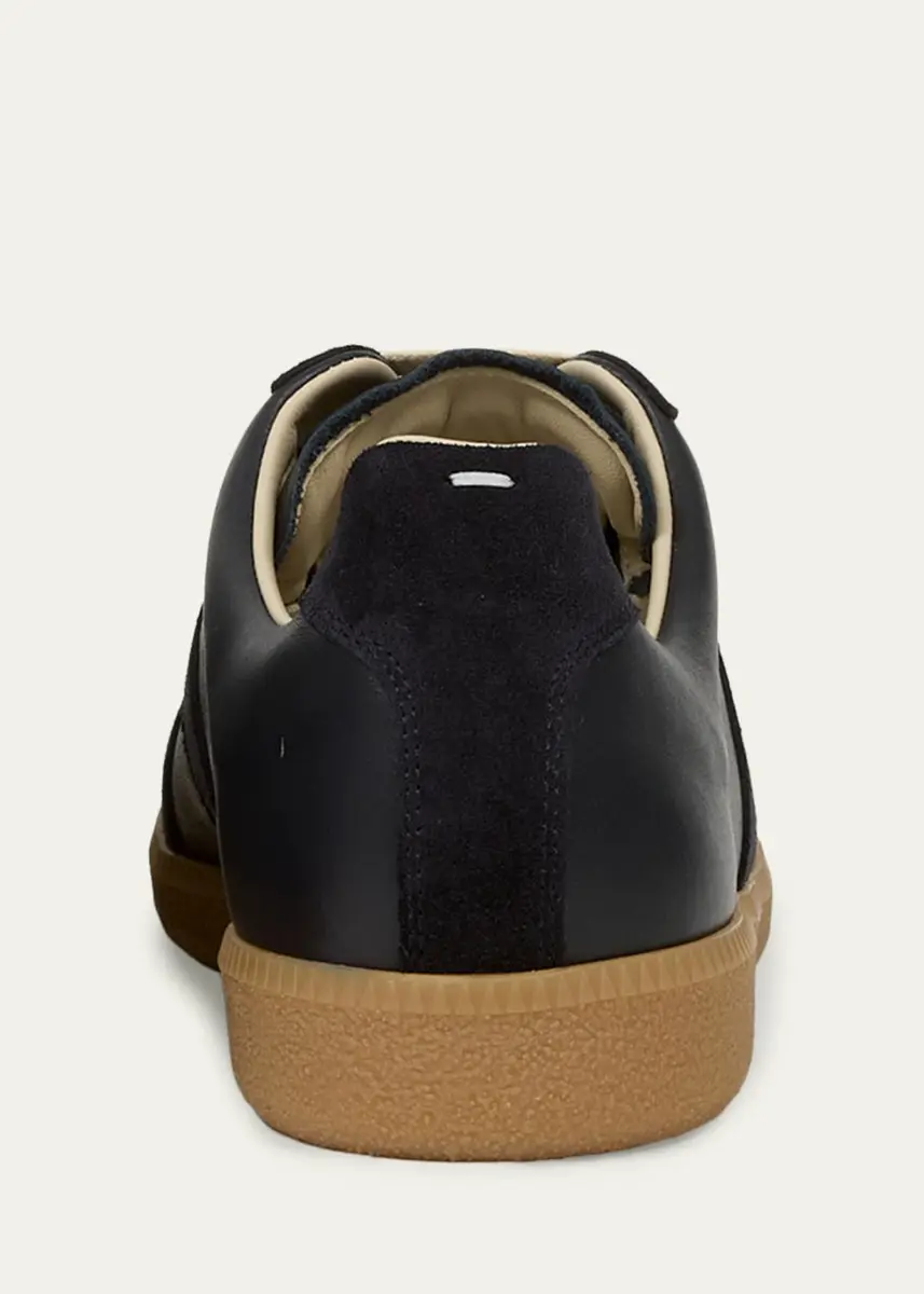 Maison Margiela Men's Replica Leather Low-Top Sneakers | Thumbnail 12 Maison Margiela Men's Replica Leather Low-Top Sneakers | Thumbnail 12