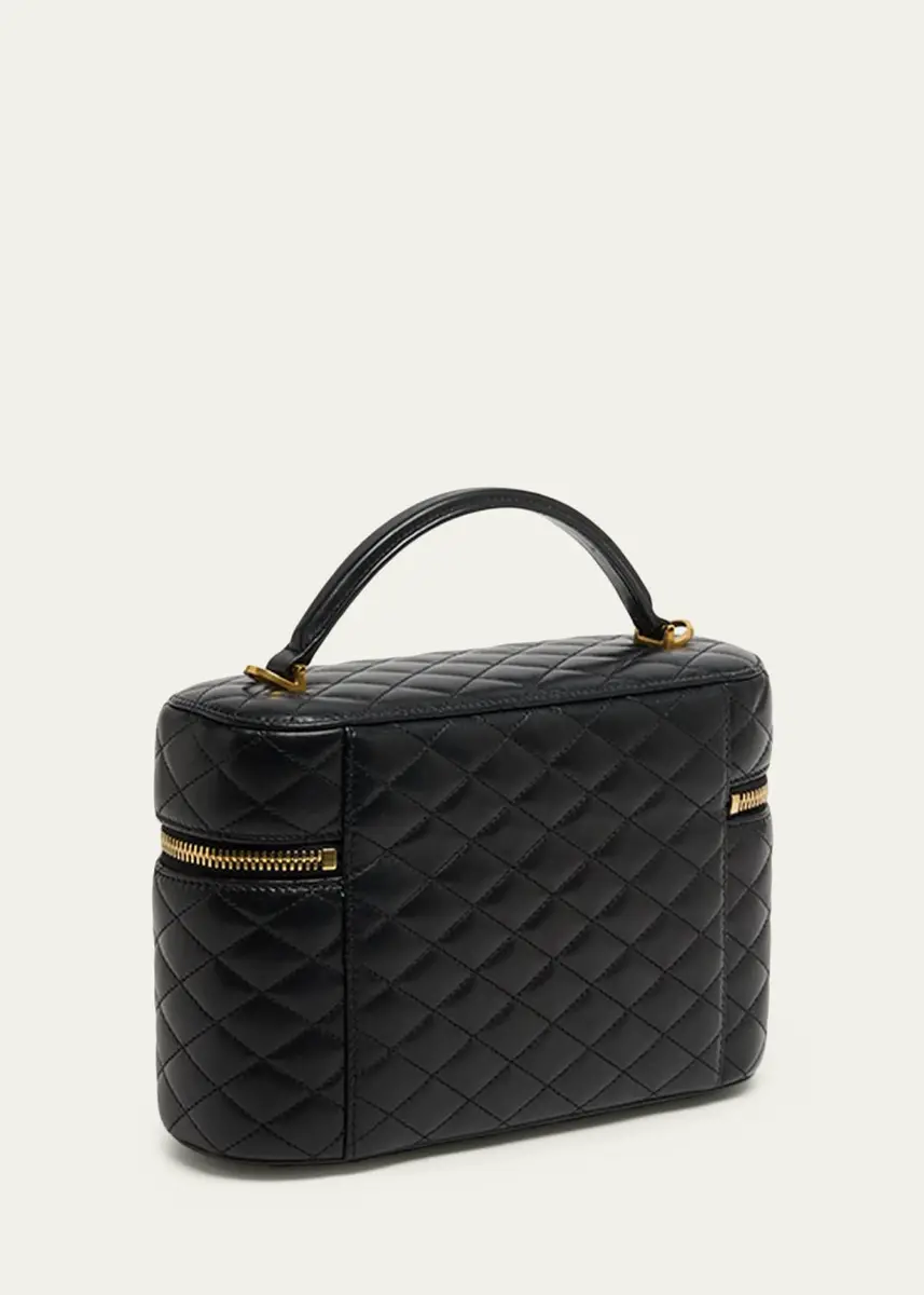 Saint Laurent Gaby Large YSL Vanity Bag in Quilted Leather | Thumbnail 3