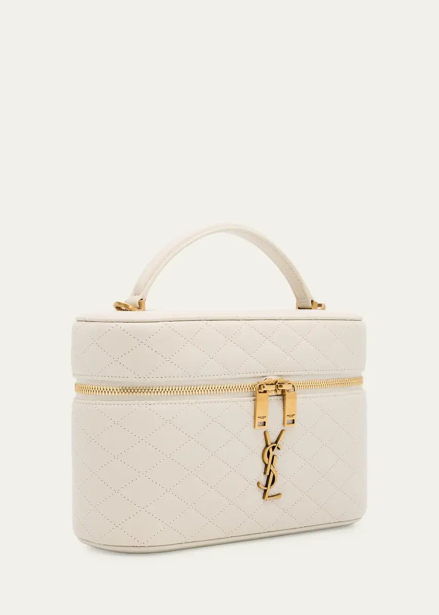 Saint Laurent Gaby Large YSL Vanity Bag in Quilted Leather | Thumbnail 7