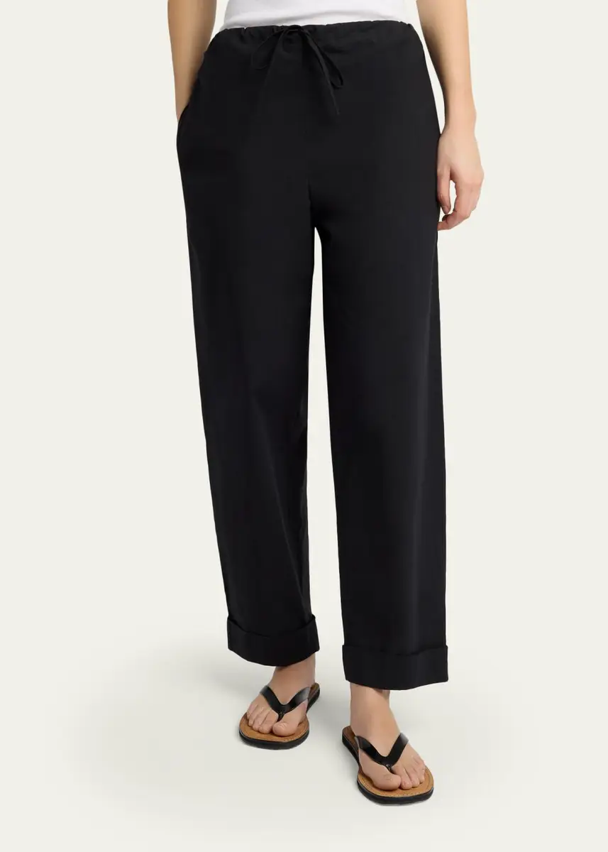 The Row Delano Straight-Leg Cotton Poplin Pants | Thumbnail 8 The Row Delano Straight-Leg Cotton Poplin Pants | Thumbnail 8