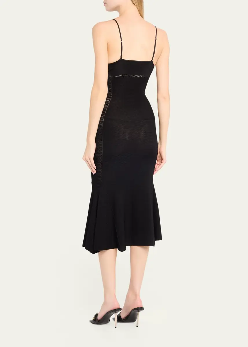 Givenchy Openwork Knit Midi Dress | Thumbnail 3