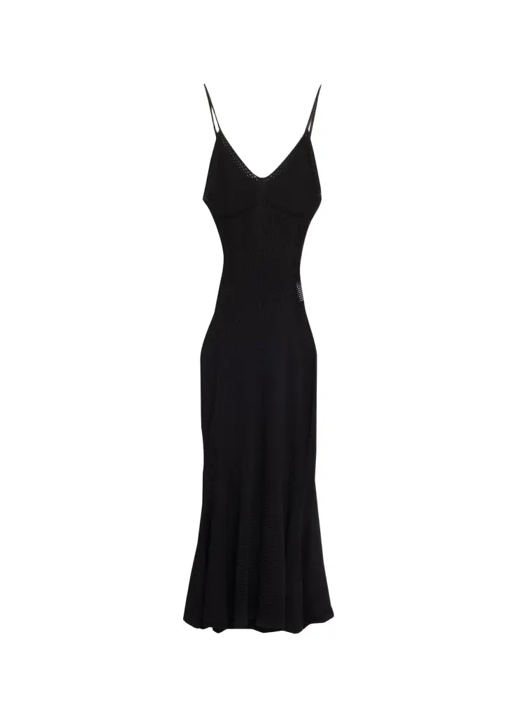 Openwork Knit Midi Dress Openwork Knit Midi Dress
