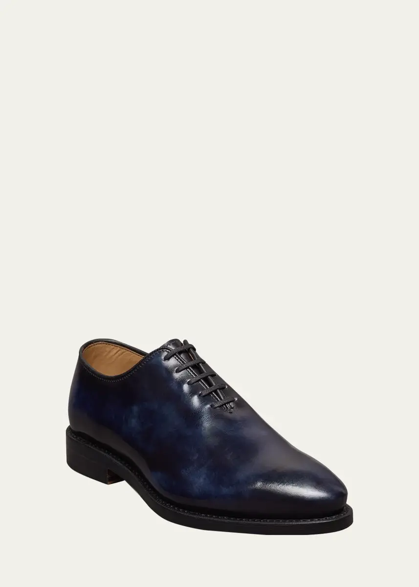 Allen Edmonds Men's Morrison Whole-Cut Patina Leather Oxford Dress Shoes | Thumbnail 2