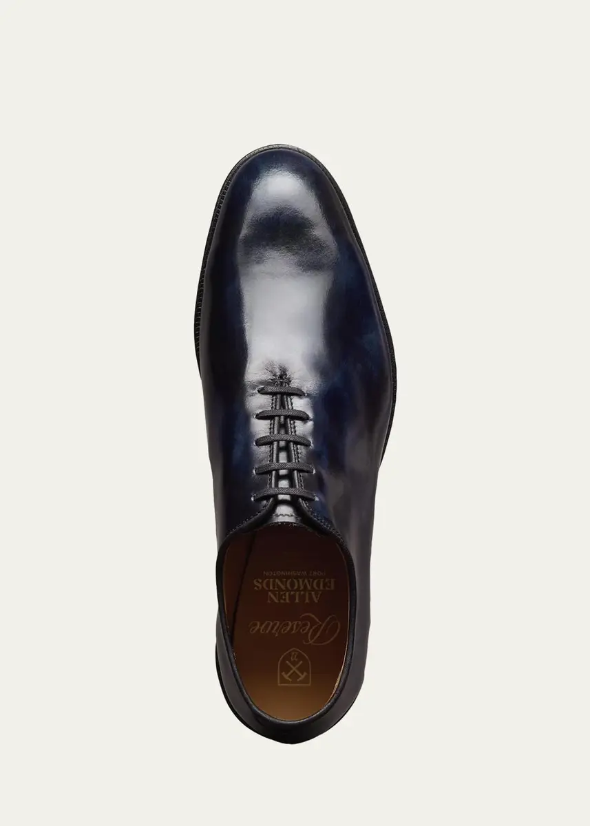 Allen Edmonds Men's Morrison Whole-Cut Patina Leather Oxford Dress Shoes | Thumbnail 4