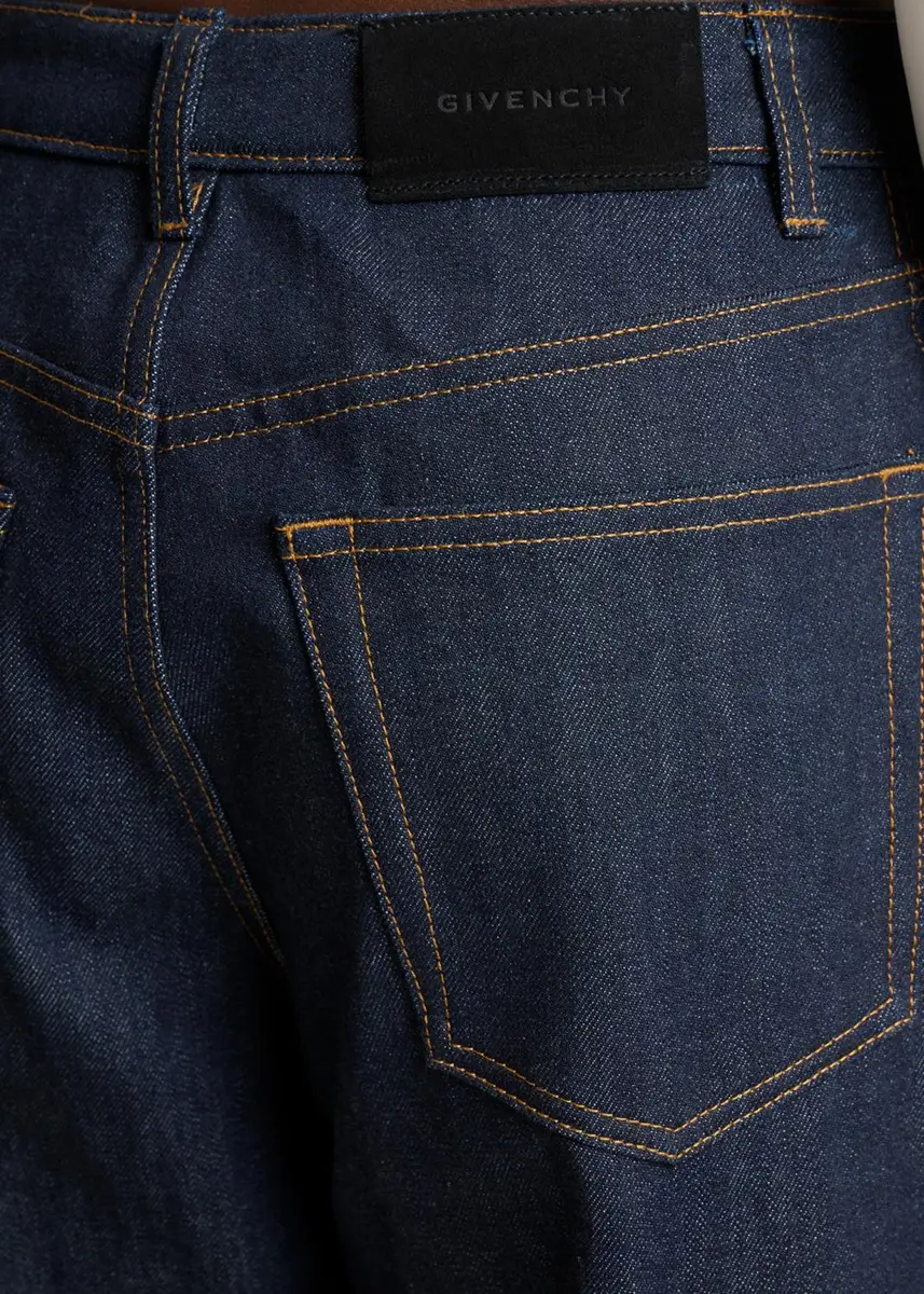 Givenchy Turn-Up Wide-Leg Denim Trousers | Thumbnail 5