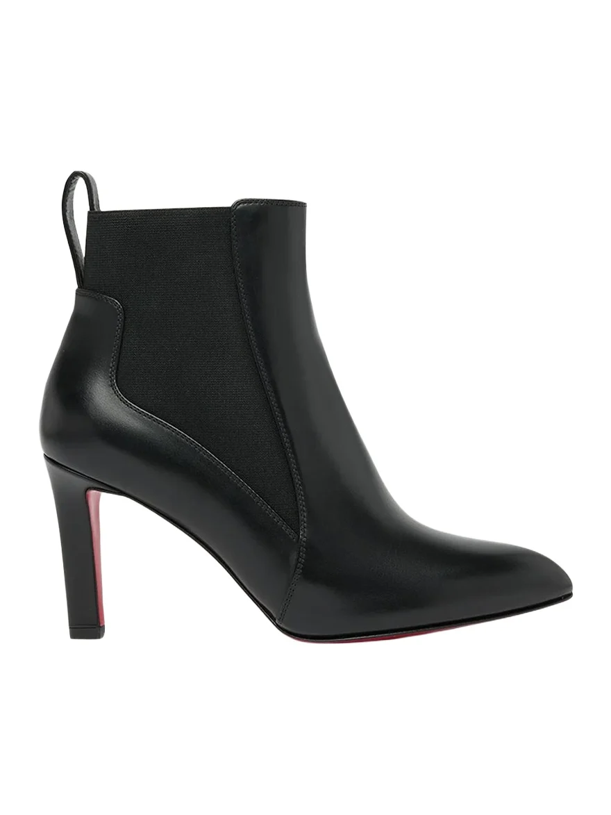 Christian Louboutin 85mm Fannylove Leather Chelsea Booties