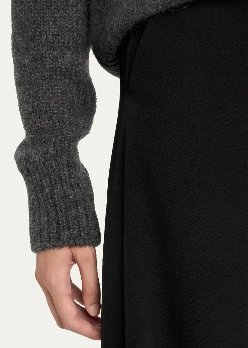 The Row Farah Wool-Cashmere Wide-Leg Pants | Thumbnail 5