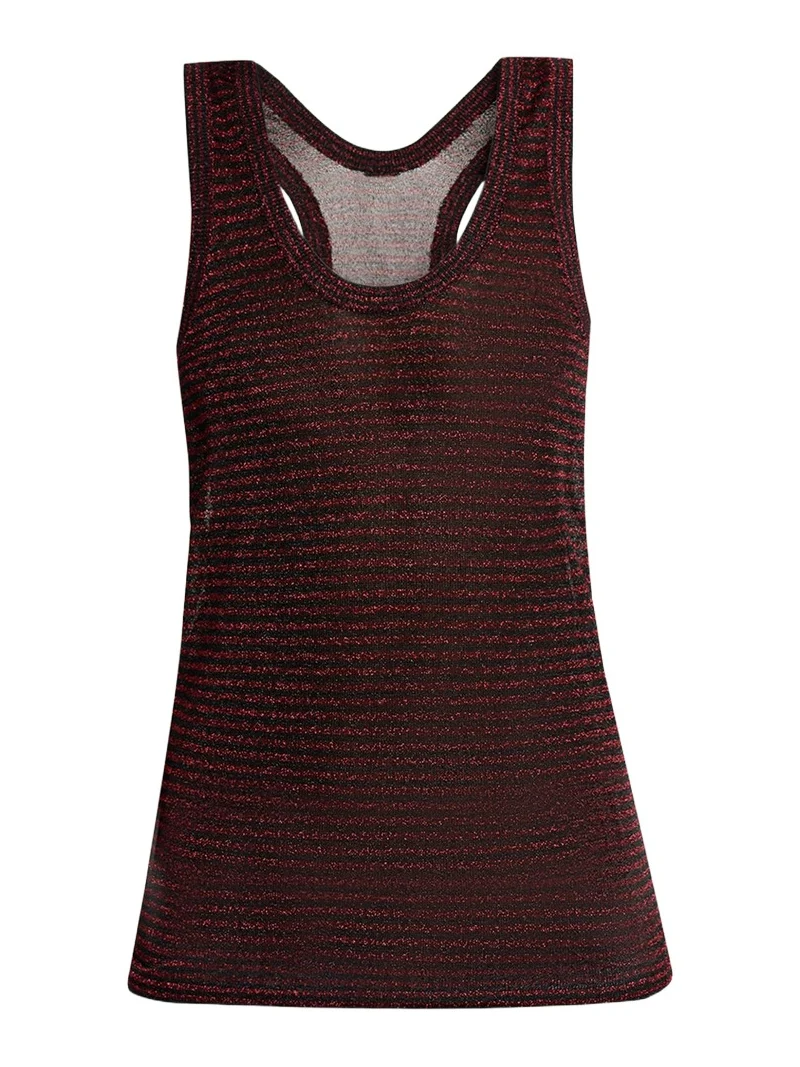 Isabel Marant Cevara Metallic Striped Tank Top
