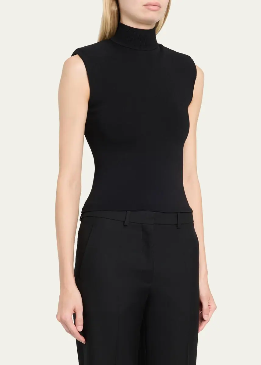 Toccin Diala Sleeveless Mock-Neck Knit Top | Thumbnail 4 Toccin Diala Sleeveless Mock-Neck Knit Top | Thumbnail 4