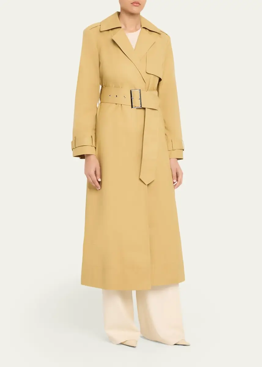 Toccin Declan Classic Belted Trench Coat | Thumbnail 4 Toccin Declan Classic Belted Trench Coat | Thumbnail 4