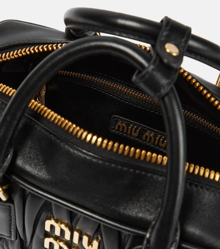 Miu Miu Arcadie matelassé leather top-handle bag | Thumbnail 3 Miu Miu Arcadie matelassé leather top-handle bag | Thumbnail 3