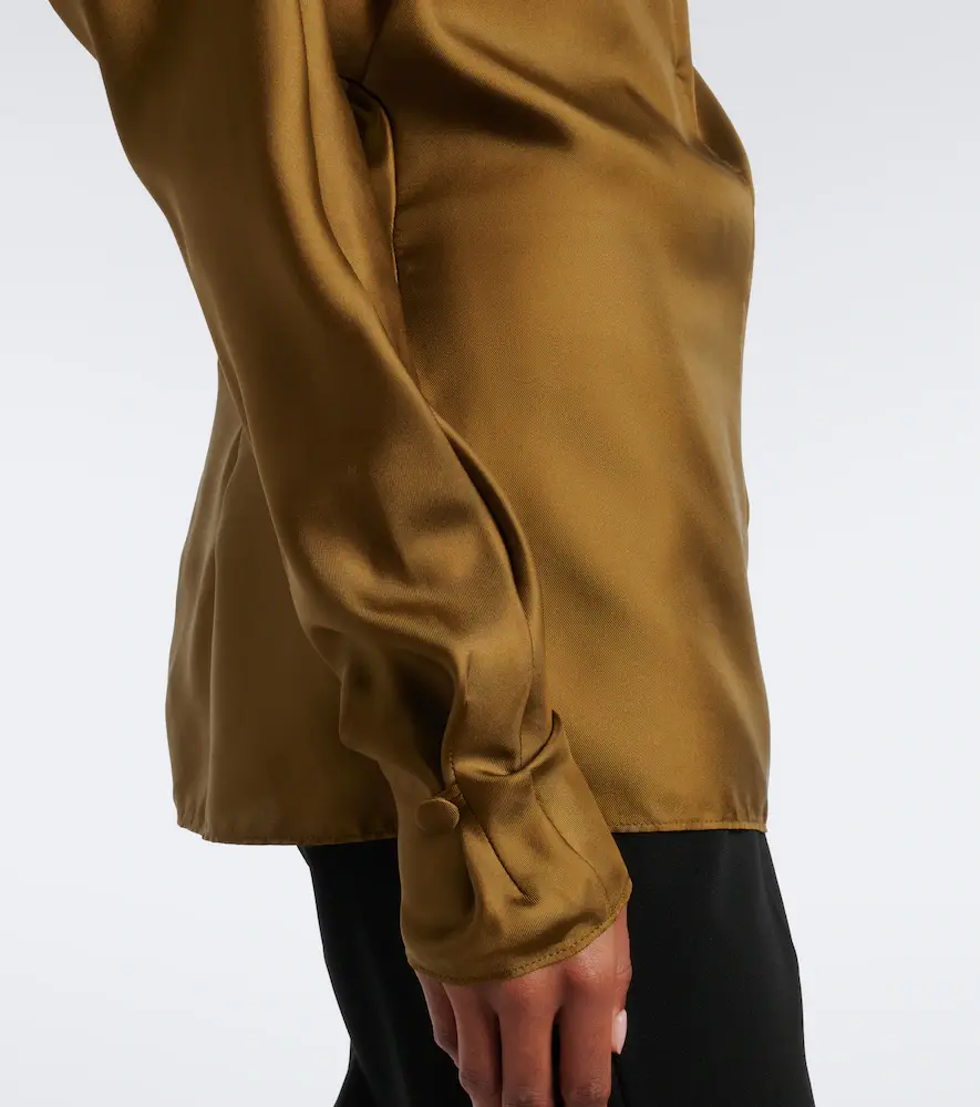 Mugler Silk twill top | Thumbnail 4