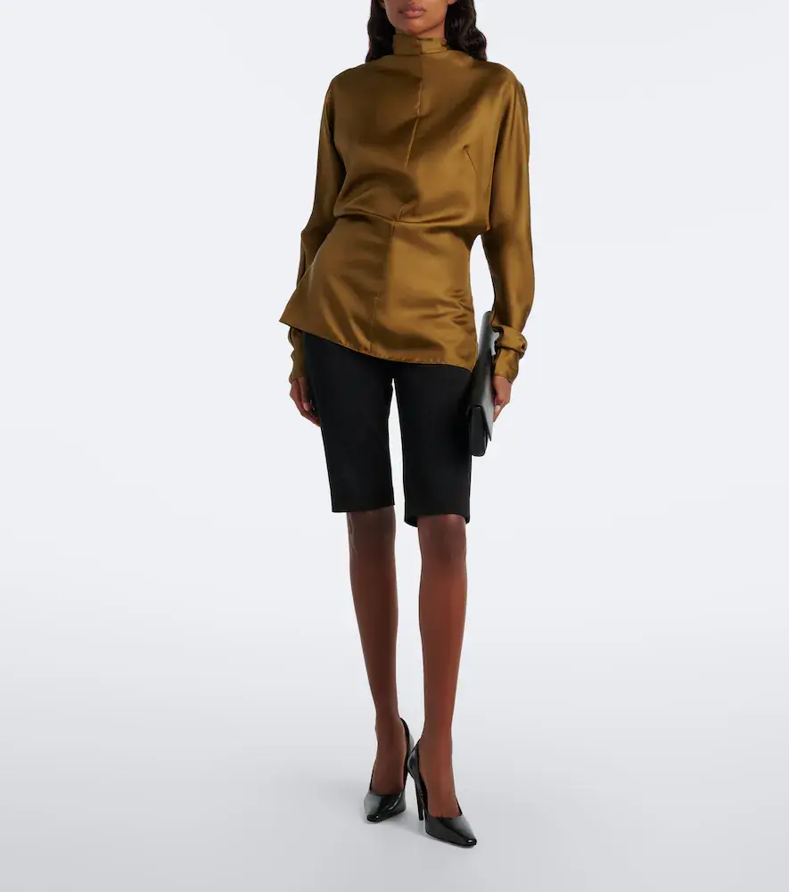 Mugler Silk twill top | Thumbnail 5