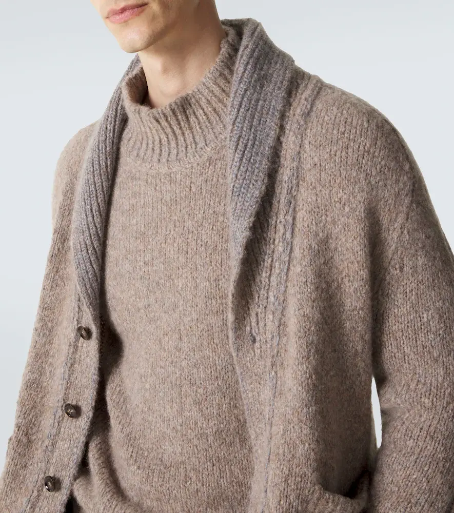 Brioni Cashmere and silk cardigan | Thumbnail 3