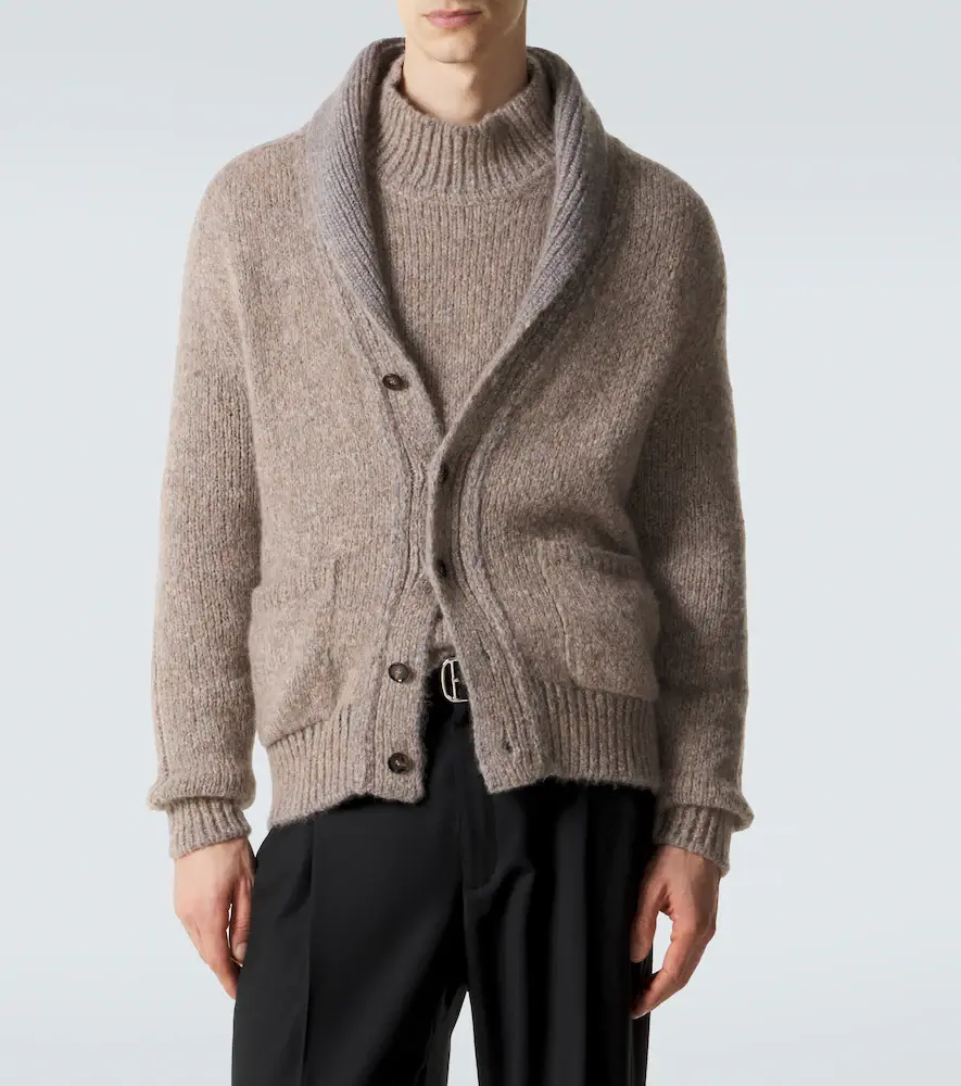 Brioni Cashmere and silk cardigan | Thumbnail 4