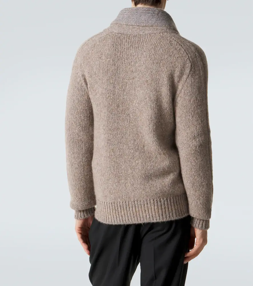 Brioni Cashmere and silk cardigan | Thumbnail 5