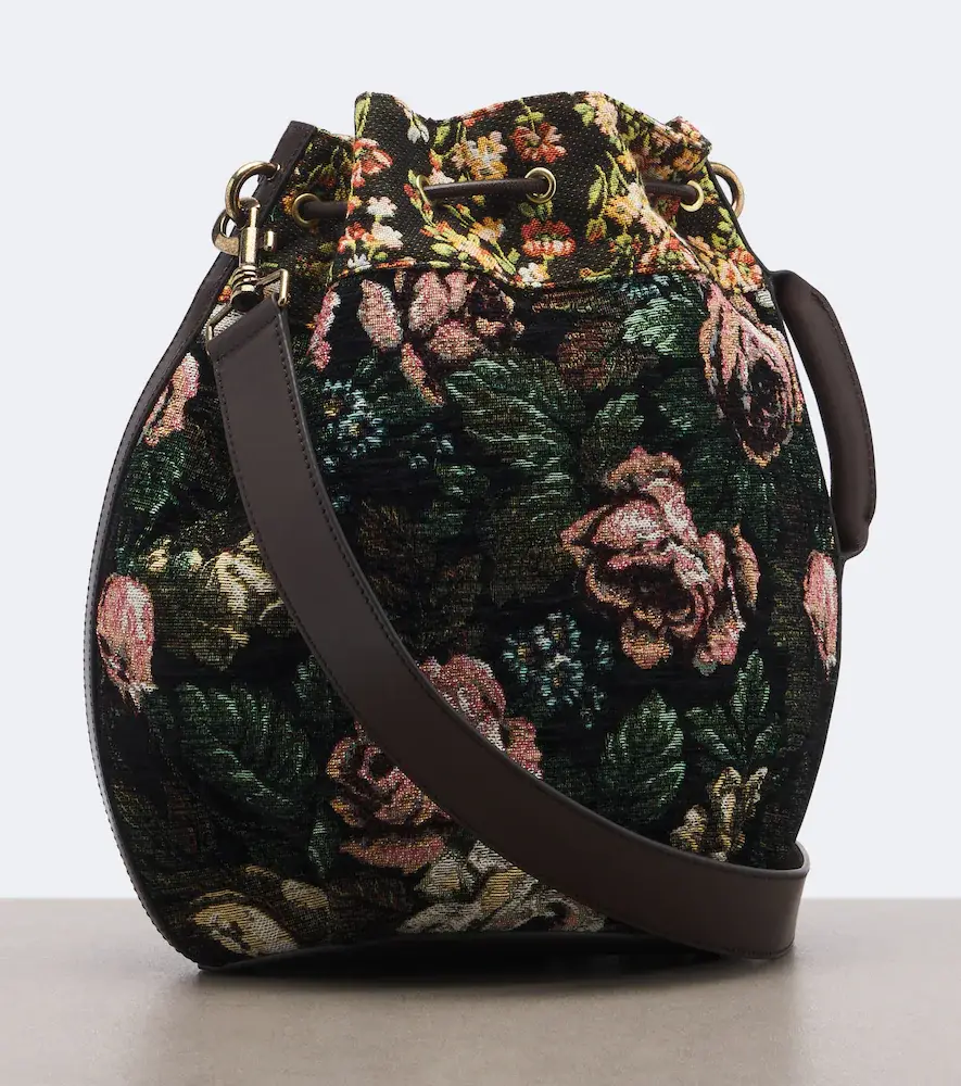 Dries Van Noten Medium floral bucket bag | Thumbnail 3 Dries Van Noten Medium floral bucket bag | Thumbnail 3