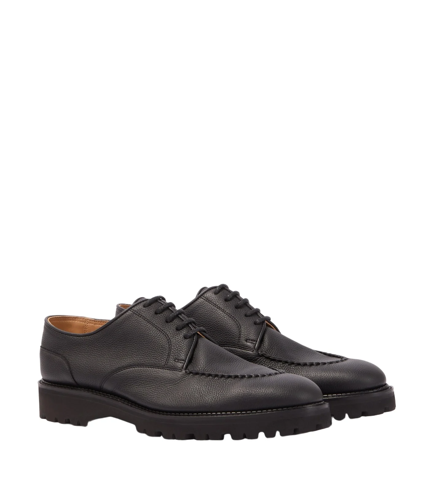 Leather Derby shoes