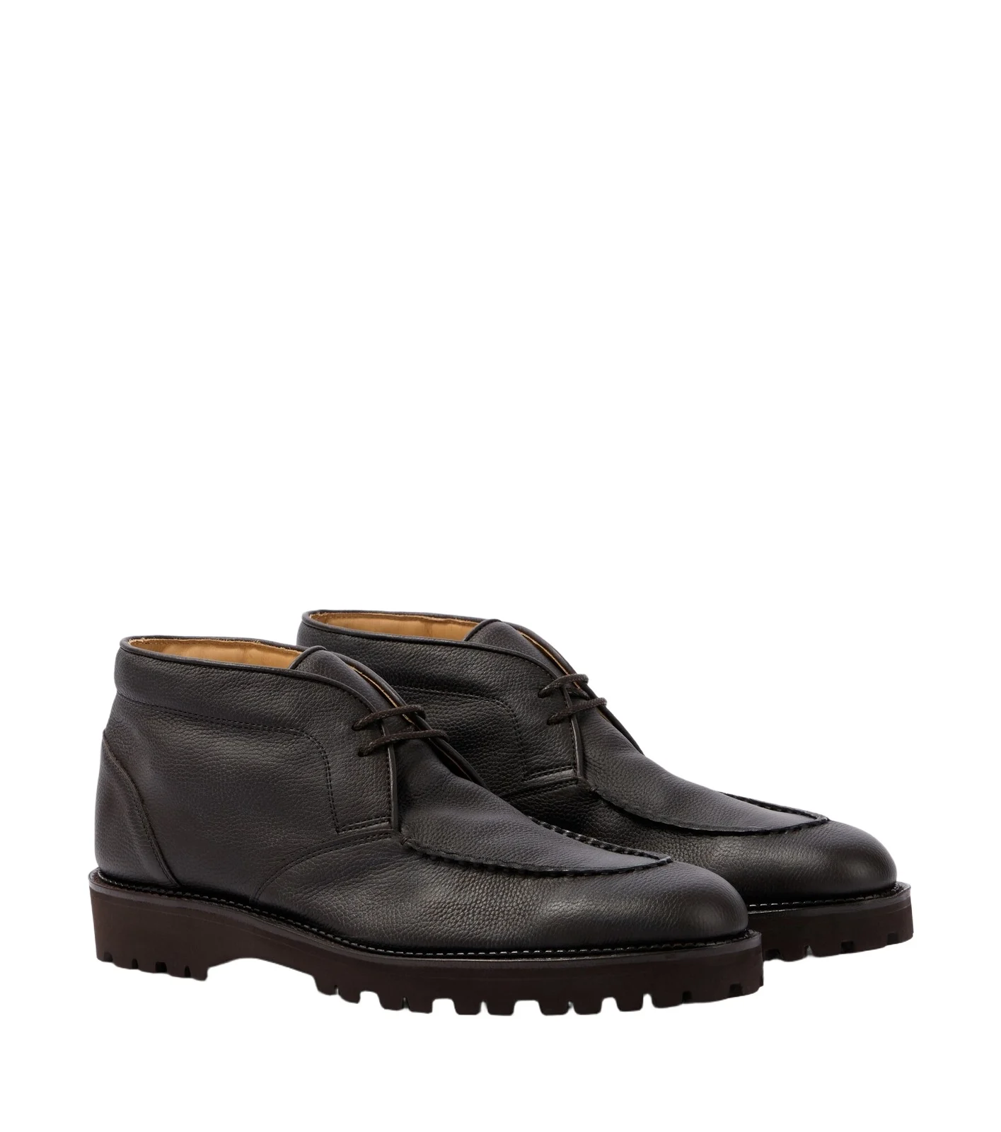 John Lobb Leather desert boots