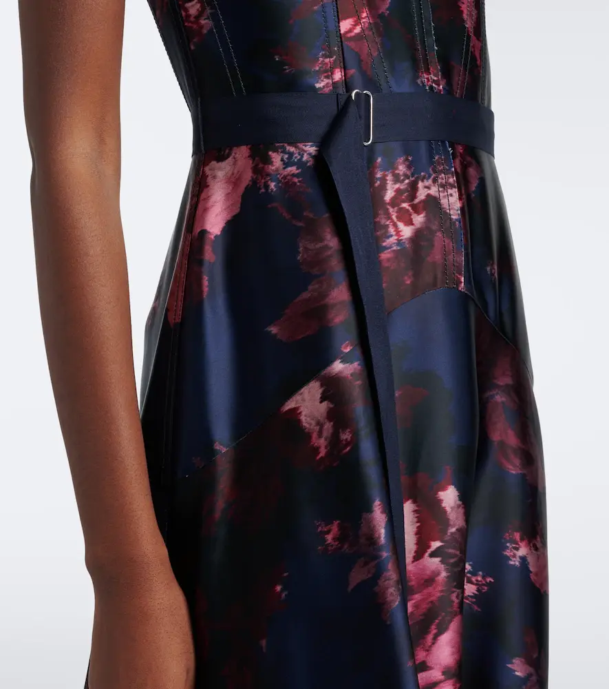 Erdem Belted floral bustier dress | Thumbnail 4