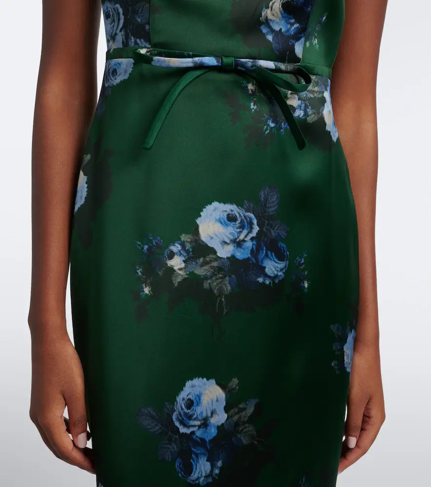 Erdem Belted floral duchess satin gown | Thumbnail 4 Erdem Belted floral duchess satin gown | Thumbnail 4