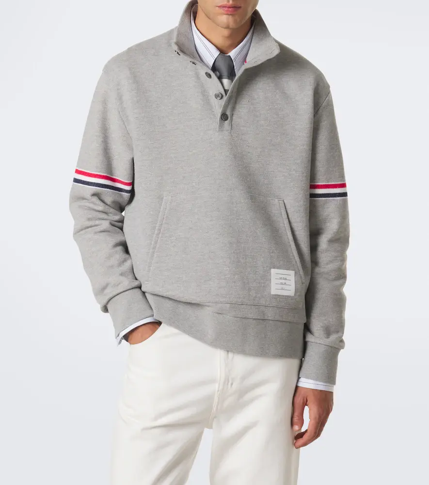 Thom Browne Cotton piqué sweatshirt | Thumbnail 3 Thom Browne Cotton piqué sweatshirt | Thumbnail 3