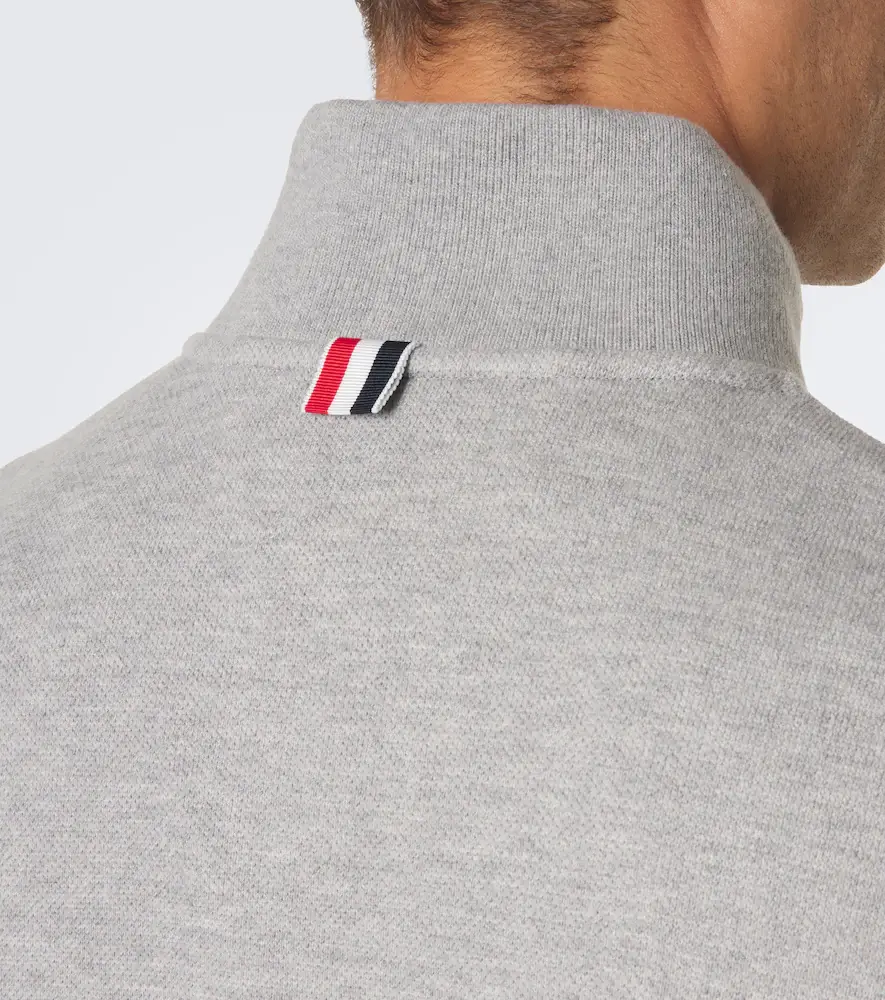 Thom Browne Cotton piqué sweatshirt | Thumbnail 4 Thom Browne Cotton piqué sweatshirt | Thumbnail 4