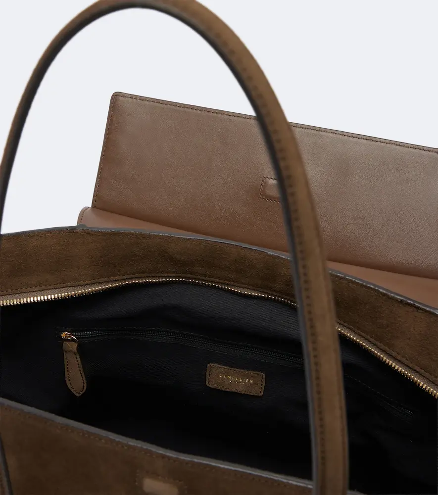 DeMellier Brooklyn Large suede shoulder bag | Thumbnail 2