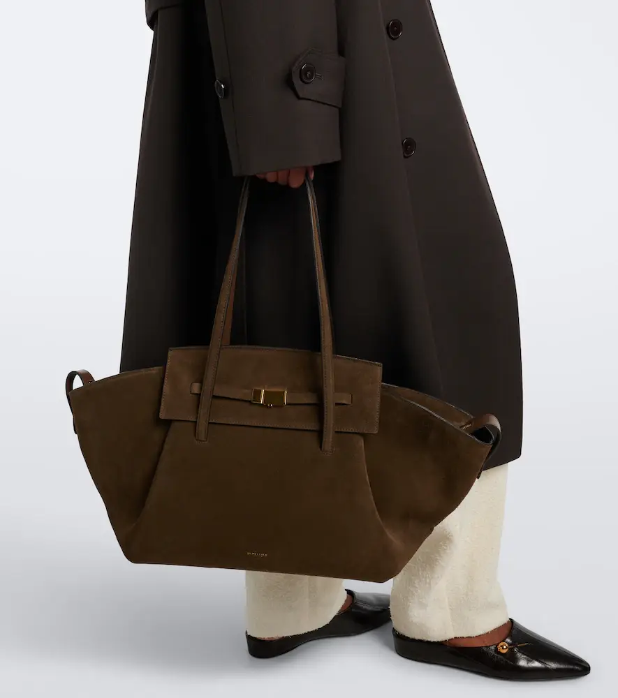 DeMellier Brooklyn Large suede shoulder bag | Thumbnail 4