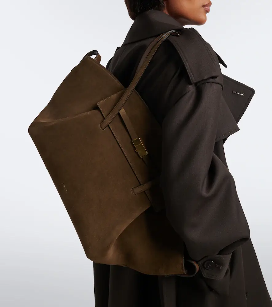 DeMellier Brooklyn Large suede shoulder bag | Thumbnail 6