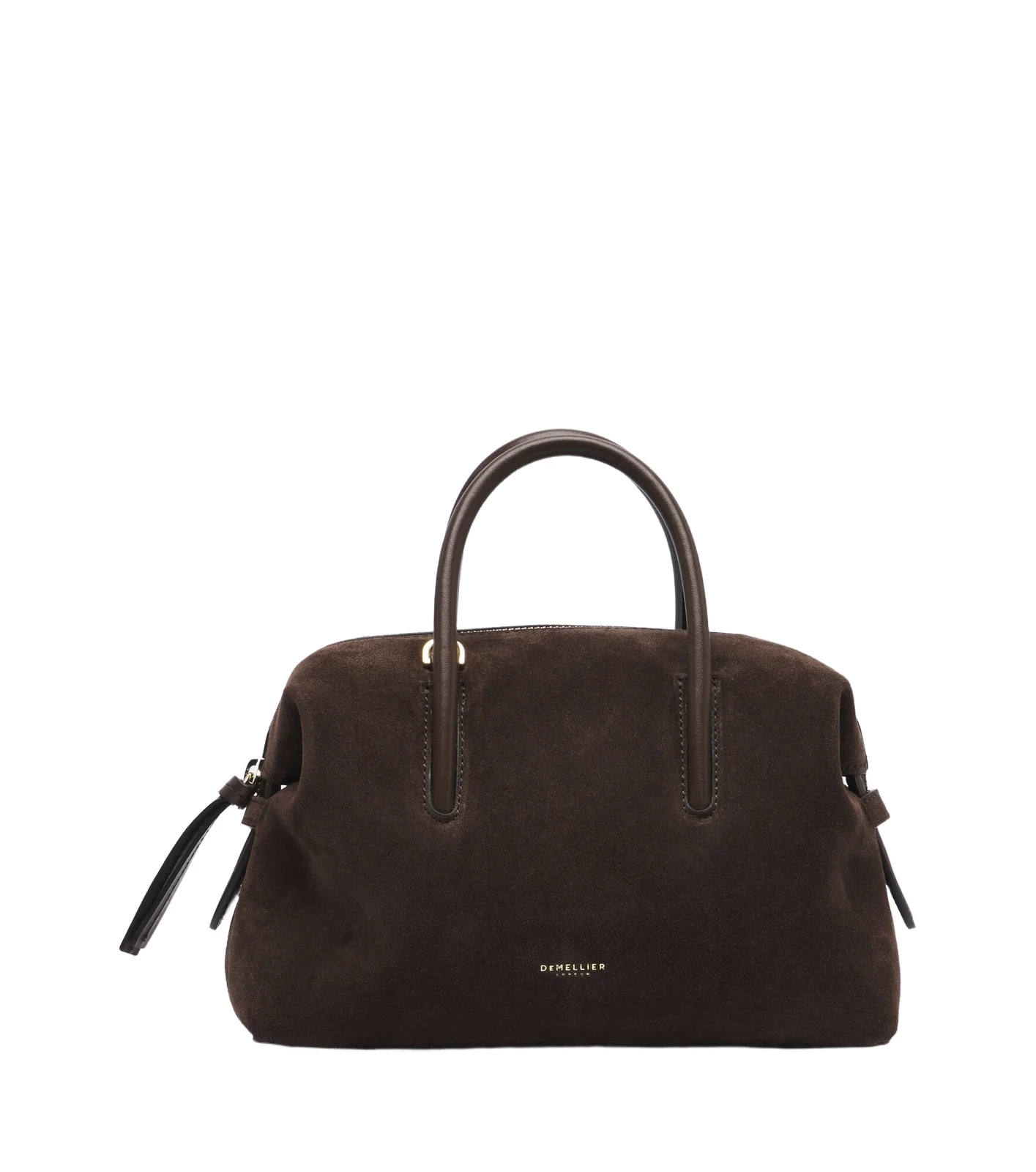 Stockholm Small suede top-handle bag