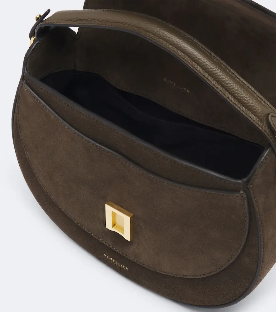 DeMellier Siena Saddle Small suede shoulder bag | Thumbnail 2