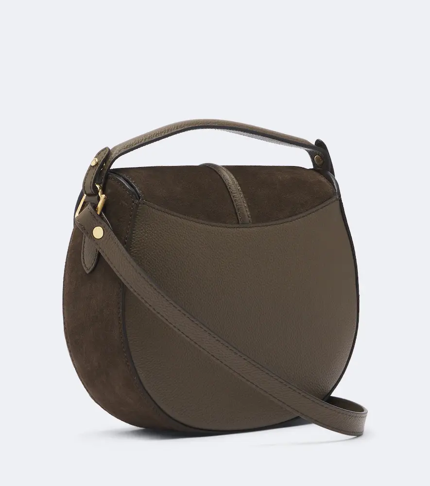 DeMellier Siena Saddle Small suede shoulder bag | Thumbnail 3