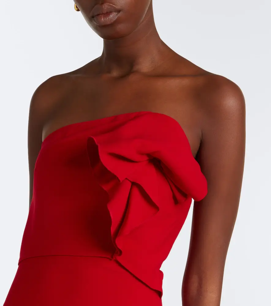Roland Mouret Draped wool and silk corset dress | Thumbnail 2 Roland Mouret Draped wool and silk corset dress | Thumbnail 2