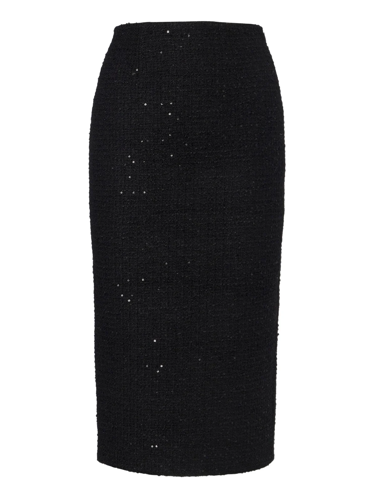 Sequined bouclé pencil skirt Sequined bouclé pencil skirt